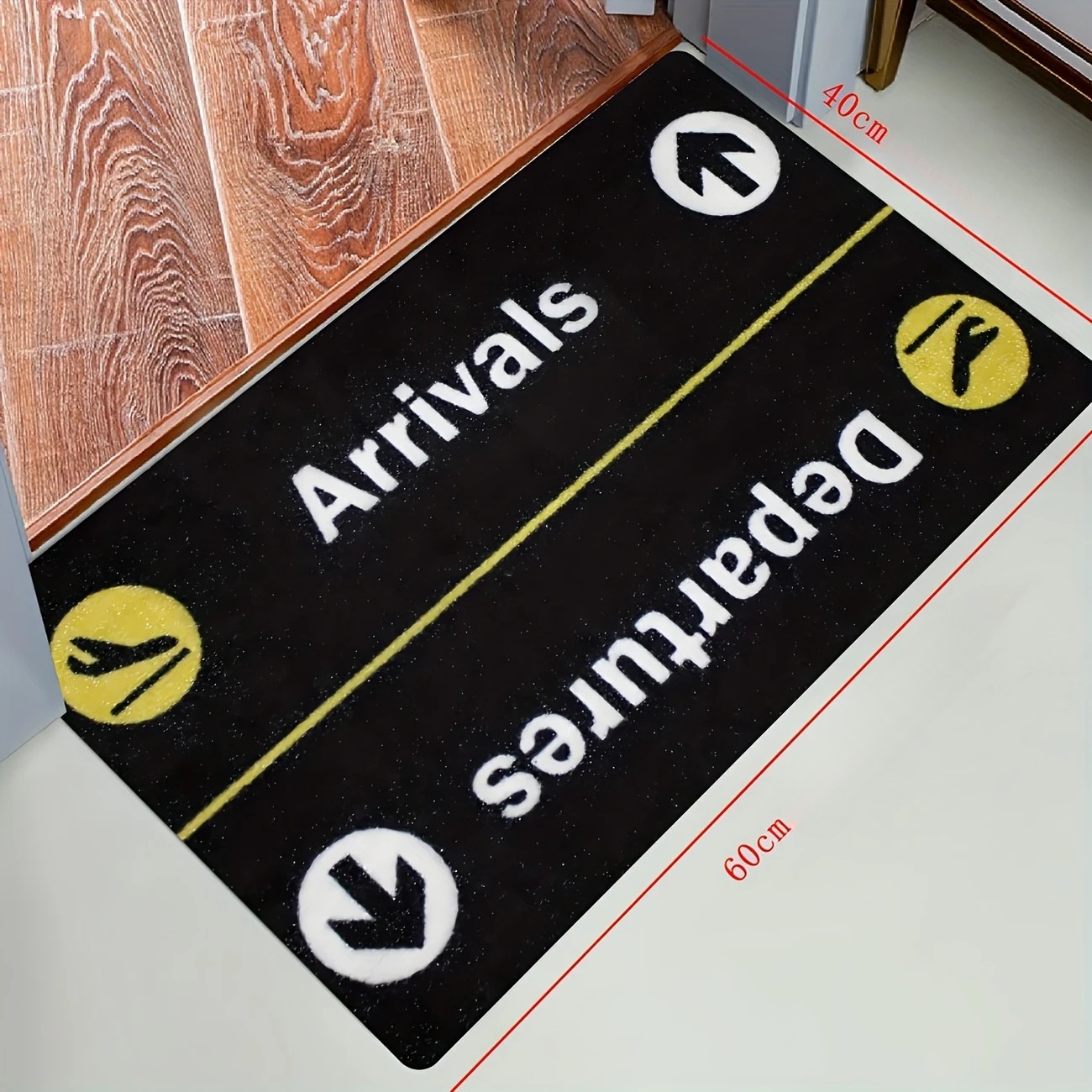 Tapis de porte "departures/arrivals" (40x60)